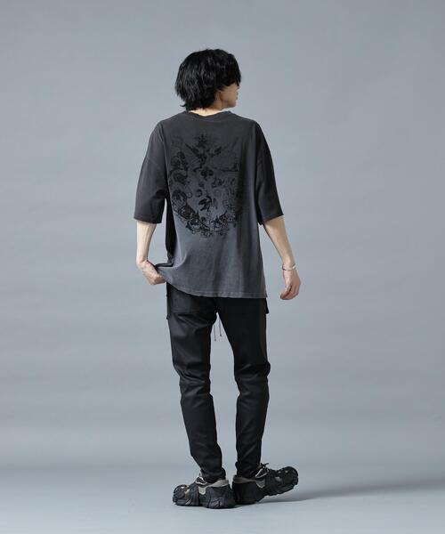 DANKE SCHON(ダンケシェーン)の「DankeSchon/ダンケシェーン/GRADATION RHINESTONE BIRD(Tシャツ/カットソー・レディース・ブラウン/ブラック・M/L)」の4枚目の写真