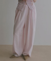 ETRE TOKYO | ダブルガーゼピンタックワイドパンツ(その他パンツ)