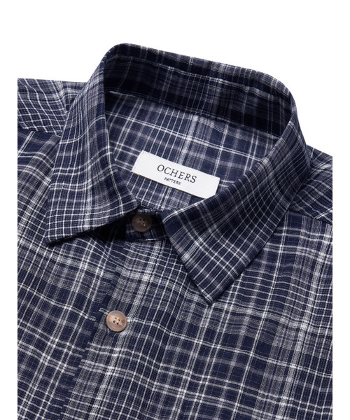 OCHERS(オーカーズ)の「チェックシャツ No.0004 ハンリバー ネイビー(シャツ/ブラウス・メンズ・その他・1/2)」の3枚目の写真
