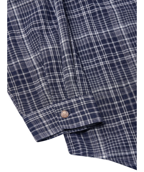 OCHERS(オーカーズ)の「チェックシャツ No.0004 ハンリバー ネイビー(シャツ/ブラウス・メンズ・その他・1/2)」の4枚目の写真