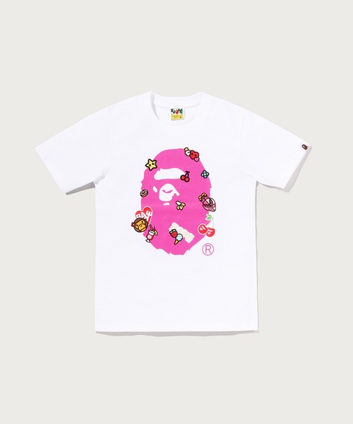 STICKERS ON APE HEAD TEE (футболка с принтом Ape Head)