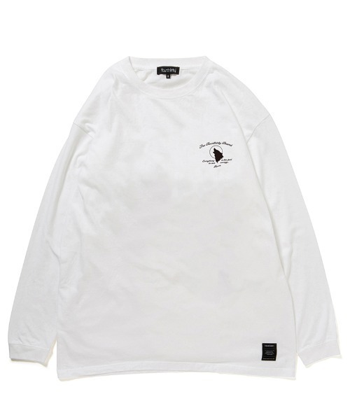 430(フォーサーティ)の「mlt5799-WOLF L-S TEE ロングスリーブTシャツ(26-200)(Tシャツ/カットソー・メンズ・ブラック/ホワイト/アッシュ/ネイビー/スミクロ/グリーン・1/2/3/0)」の12枚目の写真