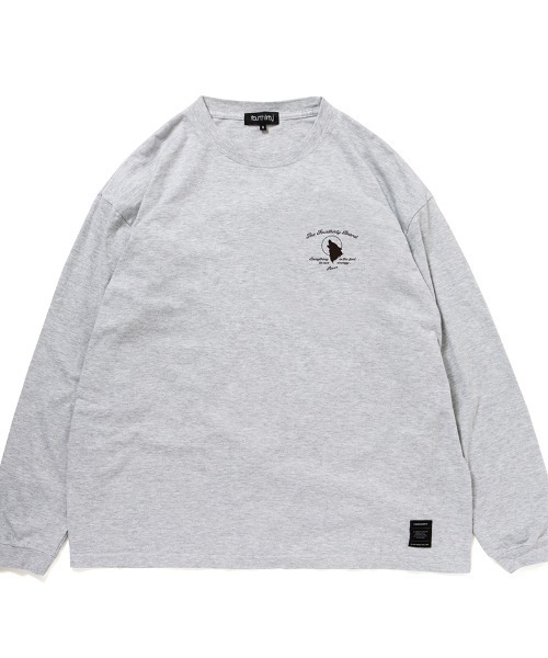 430(フォーサーティ)の「mlt5799-WOLF L-S TEE ロングスリーブTシャツ(26-200)(Tシャツ/カットソー・メンズ・ブラック/ホワイト/アッシュ/ネイビー/スミクロ/グリーン・1/2/3/0)」の8枚目の写真
