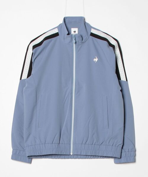 le coq sportif（ルコックスポルティフ）の「フルジップクロスジャケット（ナイロンジャケット・レディース・グリーン/ブルー・L/M/XL/S）」の2枚目の写真