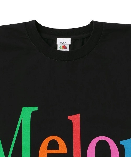 byeA.(バイエー)の「bye A/バイエー/NOT APPLE TEE MELON(Tシャツ/カットソー・メンズ・ブラック・L/XL)」の4枚目の写真