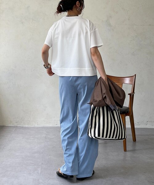 un dix cors(アンディコール)の「ART柄TEE(Tシャツ/カットソー・レディース・グレー/パープル/ブラック/ホワイト・FREE)」の10枚目の写真
