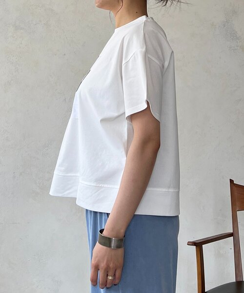 un dix cors(アンディコール)の「ART柄TEE(Tシャツ/カットソー・レディース・グレー/パープル/ブラック/ホワイト・FREE)」の12枚目の写真