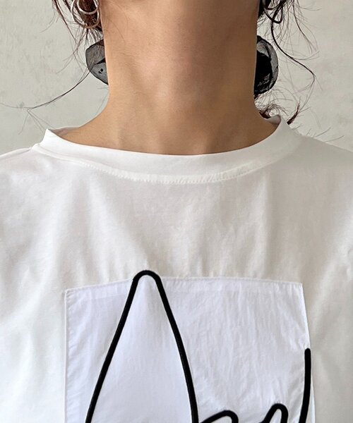 un dix cors(アンディコール)の「ART柄TEE(Tシャツ/カットソー・レディース・グレー/パープル/ブラック/ホワイト・FREE)」の14枚目の写真