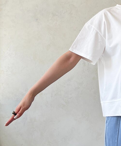 un dix cors(アンディコール)の「ART柄TEE(Tシャツ/カットソー・レディース・グレー/パープル/ブラック/ホワイト・FREE)」の15枚目の写真