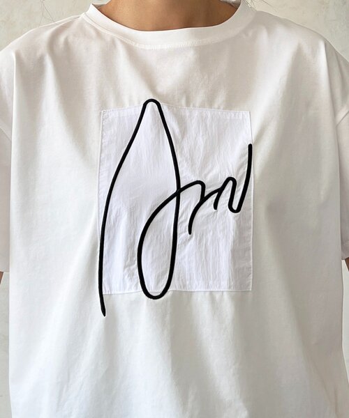 un dix cors(アンディコール)の「ART柄TEE(Tシャツ/カットソー・レディース・グレー/パープル/ブラック/ホワイト・FREE)」の17枚目の写真