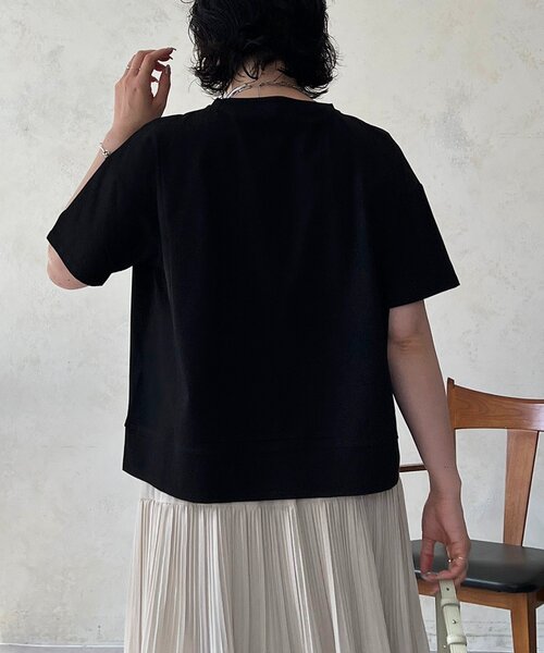 un dix cors(アンディコール)の「ART柄TEE(Tシャツ/カットソー・レディース・グレー/パープル/ブラック/ホワイト・FREE)」の22枚目の写真