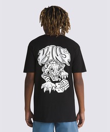 VANS（バンズ）の「POWLER Tシャツ / PROWLER SS TEE Black VN000G4NBLK1（Tシャツ/カットソー）」