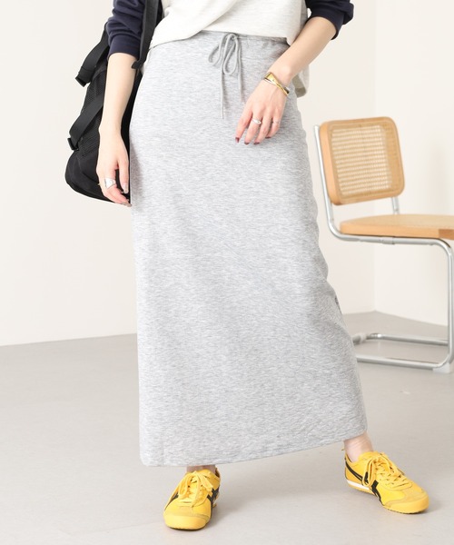 laulea(ラウレア)の「laulea ダンボールニットナロースカート(スカート・レディース・グレー/ダークグレー/ブラック・L/M)」の13枚目の写真