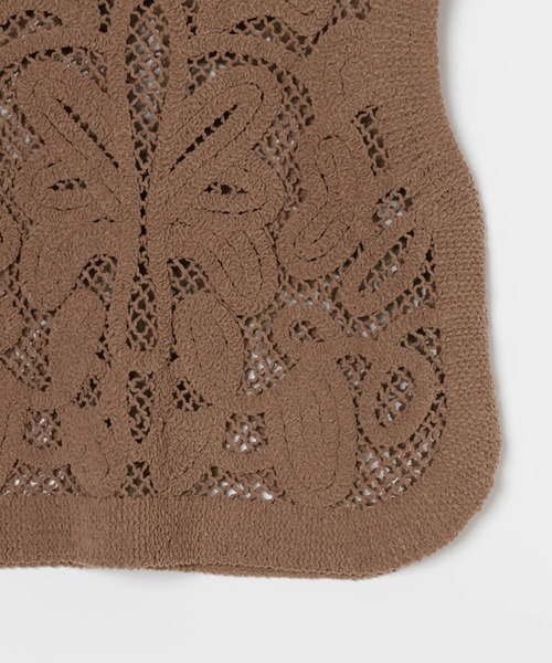 LEPSIM（レプシィム）の「モールコード刺繍ベスト　1049611（ベスト・レディース・ブラック/アイボリー・FREE）」の6枚目の写真