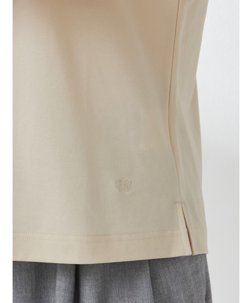 McGREGOR（マックレガー）の「キレイ目JKインナーTシャツ（Tシャツ/カットソー・レディース・サンドベージュ/ネイビー・L/M）」の10枚目の写真