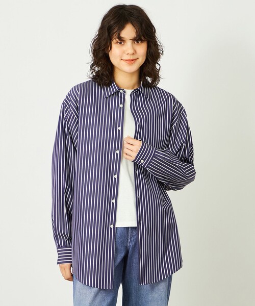 MACKINTOSH PHILOSOPHY(マッキントッシュ フィロソフィー)の「GREY LABEL レギュラーカラーシャツTHOMAS MASON製(シャツ/ブラウス・レディース・ブルー/ブルー系その他7/ブルー系その他3・2/4/6)」の3枚目の写真