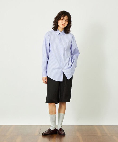 MACKINTOSH PHILOSOPHY(マッキントッシュ フィロソフィー)の「GREY LABEL レギュラーカラーシャツTHOMAS MASON製(シャツ/ブラウス・レディース・ブルー/ブルー系その他7/ブルー系その他3・2/4/6)」の9枚目の写真