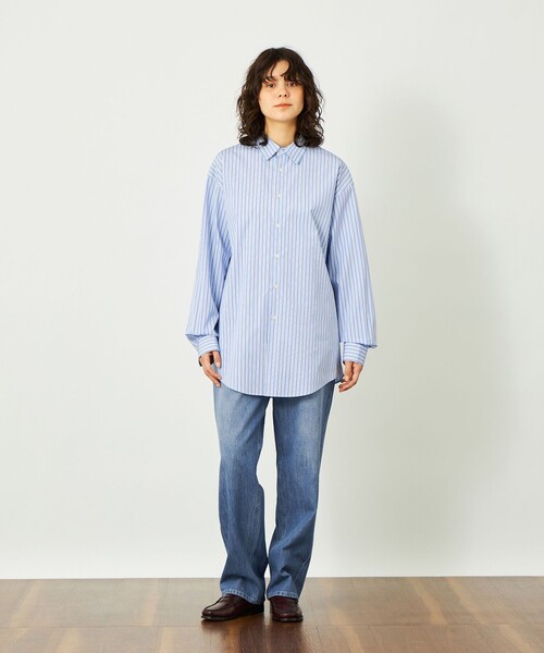 MACKINTOSH PHILOSOPHY(マッキントッシュ フィロソフィー)の「GREY LABEL レギュラーカラーシャツTHOMAS MASON製(シャツ/ブラウス・レディース・ブルー/ブルー系その他7/ブルー系その他3・2/4/6)」の10枚目の写真