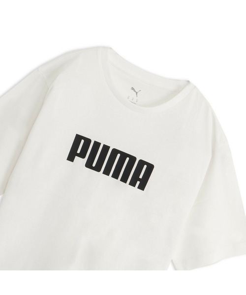 PUMA（プーマ）の「PUMA プーマ ウィメンズ ESS ロゴ リラックスド 半袖 Tシャツ（Tシャツ/カットソー・レディース・ホワイト/ブラック系その他・X-SMALL/MEDIUM/SMALL/LARGE）」の10枚目の写真