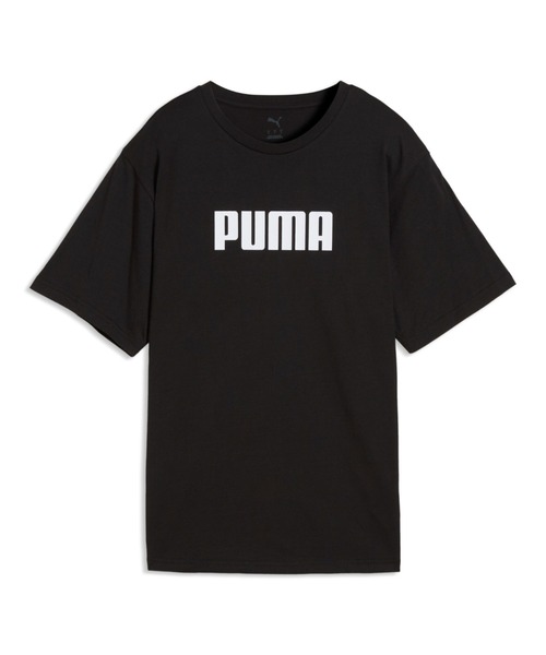 PUMA（プーマ）の「PUMA プーマ ウィメンズ ESS ロゴ リラックスド 半袖 Tシャツ（Tシャツ/カットソー・レディース・ホワイト/ブラック系その他・X-SMALL/MEDIUM/SMALL/LARGE）」の2枚目の写真