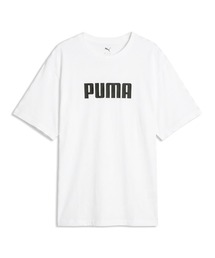 PUMA プーマ ウィメンズ ESS ロゴ リラックスド 半袖 Tシャツ