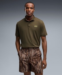 PUMA プーマ メンズ ゴルフPUMA x REALTREE ソリッド 半袖 ポロシャツ