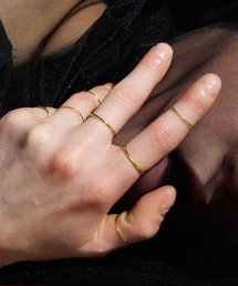 【les bon bon】K18 essen bold ring/エッセン ボールド リング BOB1010