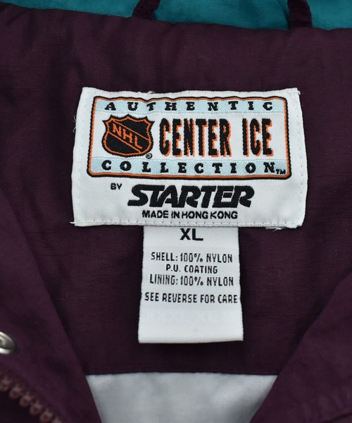 STARTER(スターター)の「【USED】90’s Reebok “NHL Anaheim Mighty Ducks” ナイロン トラックプルオーバー(ナイロンジャケット・メンズ・パープル・X-LARGE)」の3枚目の写真