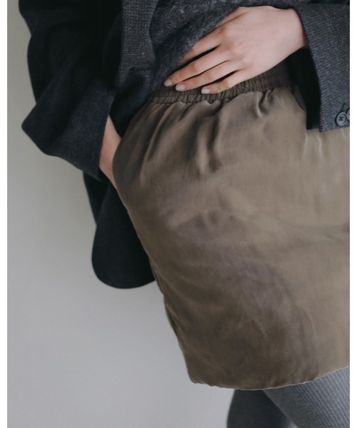 anuke(アンヌーク)の「Padding Mini Skirt(スカート・レディース・ブラック/ブラウン・36inch/38inch)」の8枚目の写真