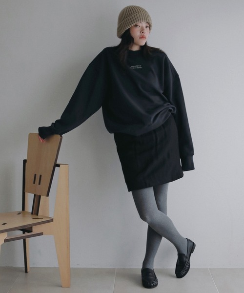 anuke(アンヌーク)の「Padding Mini Skirt(スカート・レディース・ブラック/ブラウン・36inch/38inch)」の5枚目の写真