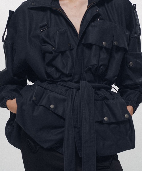 KEISUKEYOSHIDA(ケイスケヨシダ)の「Dolman Mountain Jacket(ブルゾン・レディース・ブラック・FREE)」の7枚目の写真