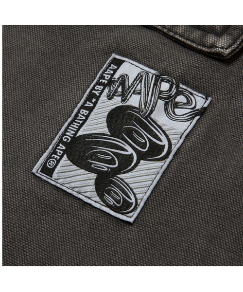AAPE BY A BATHING APE(エーエイプバイアベイシングエイプ)の「AAPE CARGO PANTS(カーゴパンツ・メンズ・ライトブラック・MEDIUM/LARGE)」の5枚目の写真