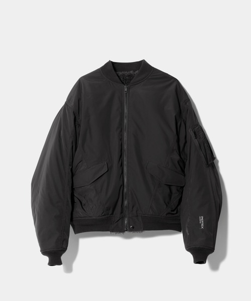 beautiful people(ビューティフルピープル)の「PERTEX twill reversible MA-1 blouson(MA-1・レディース・ブラック/ブラウン・40/36/38)」の2枚目の写真