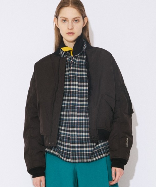beautiful people(ビューティフルピープル)の「PERTEX twill reversible MA-1 blouson(MA-1・レディース・ブラック/ブラウン・40/36/38)」の5枚目の写真