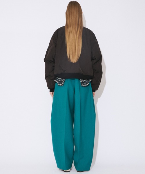 beautiful people(ビューティフルピープル)の「PERTEX twill reversible MA-1 blouson(MA-1・レディース・ブラック/ブラウン・40/36/38)」の8枚目の写真