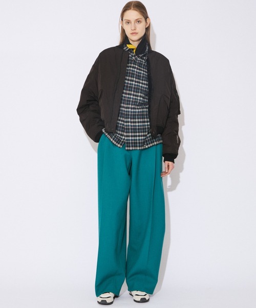 beautiful people(ビューティフルピープル)の「PERTEX twill reversible MA-1 blouson(MA-1・レディース・ブラック/ブラウン・40/36/38)」の9枚目の写真