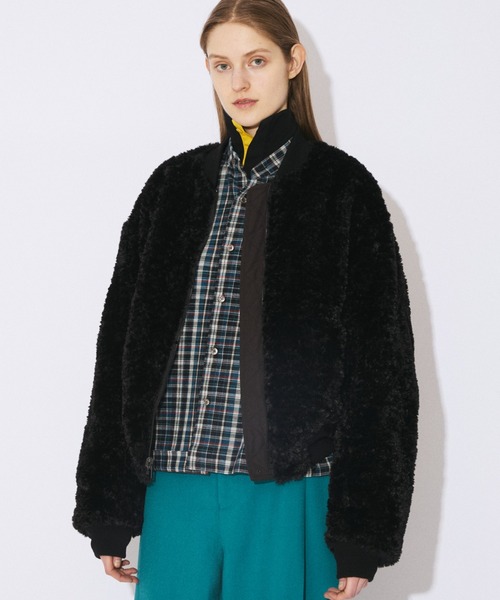 beautiful people(ビューティフルピープル)の「PERTEX twill reversible MA-1 blouson(MA-1・レディース・ブラック/ブラウン・40/36/38)」の10枚目の写真