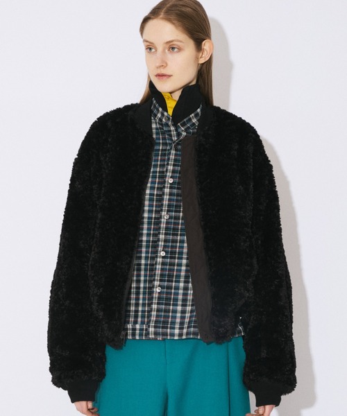 beautiful people(ビューティフルピープル)の「PERTEX twill reversible MA-1 blouson(MA-1・レディース・ブラック/ブラウン・40/36/38)」の11枚目の写真