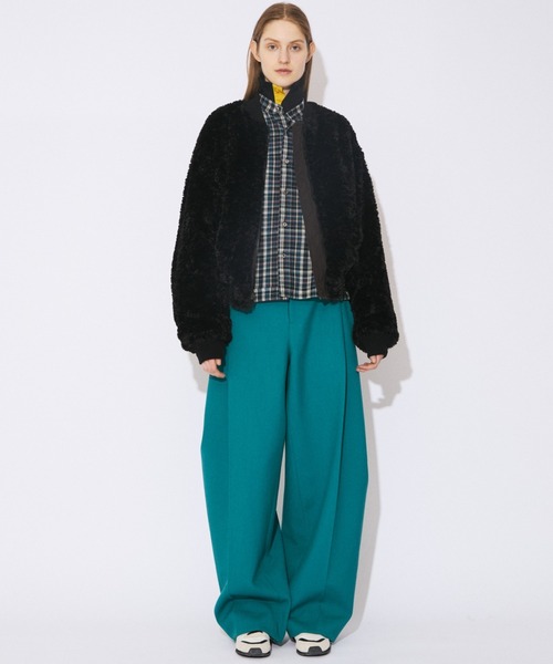 beautiful people(ビューティフルピープル)の「PERTEX twill reversible MA-1 blouson(MA-1・レディース・ブラック/ブラウン・40/36/38)」の12枚目の写真