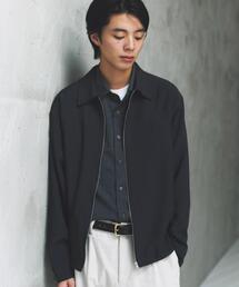 THE SHOP TK （ザ ショップ ティーケー ）の「【セットアップ可／洗濯機OK】ウールライクジップブルゾン（ブルゾン）」