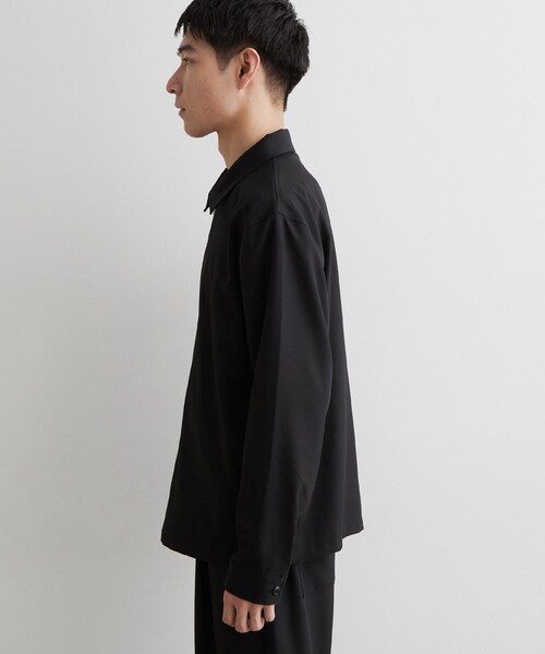 THE SHOP TK (ザ ショップ ティーケー )の「【セットアップ可/洗濯機OK】ウールライクジップブルゾン(ブルゾン・メンズ・チャコールグレー/ブラック・04/03/02)」の14枚目の写真