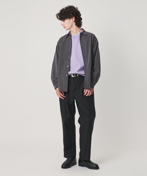 BEAUTY&YOUTH UNITED ARROWS(ビューティーアンドユースユナイテッドアローズ)の「ガーメントダイ コットン レギュラー シャツ FORM型(シャツ/ブラウス・メンズ・ダークグレー/ブラウン系・XL/M/S/L)」の5枚目の写真