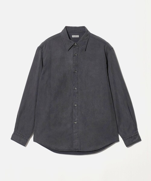 BEAUTY&YOUTH UNITED ARROWS(ビューティーアンドユースユナイテッドアローズ)の「ガーメントダイ コットン レギュラー シャツ FORM型(シャツ/ブラウス・メンズ・ダークグレー/ブラウン系・XL/M/S/L)」の10枚目の写真