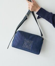 《WEB限定》デニムスクエアショルダーバッグ