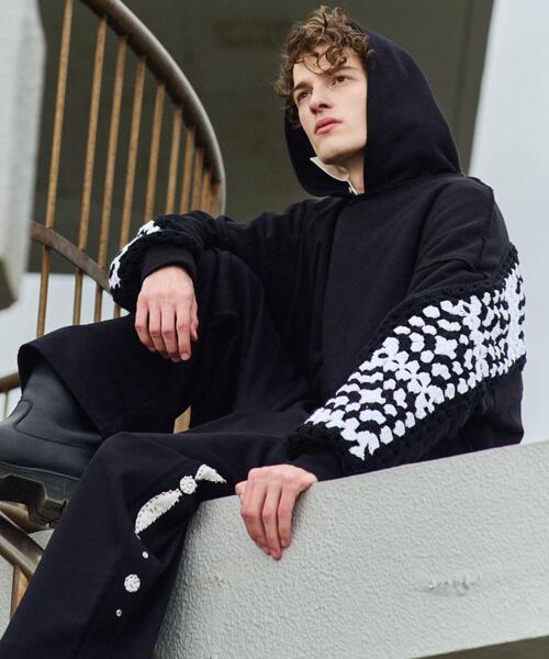 DISCOVERED（ディスカバード）別注CROCHET SLEEVE PARKA（パーカー
