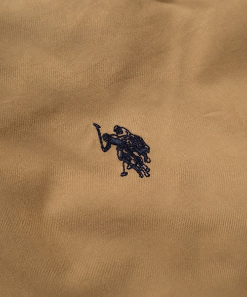 U.S. POLO ASSN.（ユーエスポロアッスン）の「【80】【U.S. POLO ASSN./ユーエスポロアッスン】ツイルピーチ ボタンダウンシャツ/オーバーサイズ/ロゴ刺繍/長袖/綿100%/羽織/BD/トラッド/アメカジ/ユニセックス/レディース/メンズ（シャツ/ブラウス・メンズ・オリーブ/ピンク/ブルー/オフホワイト/ネイビー/ベージュ・M/L/XL）」の18枚目の写真