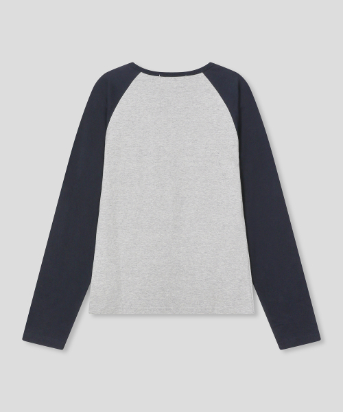 SLOW RECORD HOUSE（スローレコードハウス）の「ストライプロングスリーブ_ブルー（Tシャツ/カットソー・レディース・その他・SMALL/MEDIUM）」の2枚目の写真