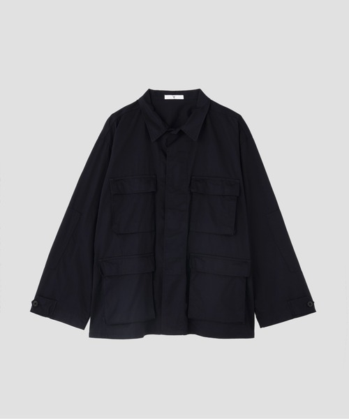 Y(ワイ)の「Y / ORGANIC COTTON HIGH DENSITY SATIN BLOUSON(ブルゾン・メンズ・ネイビー/ホワイト・LARGE/MEDIUM/SMALL)」の15枚目の写真