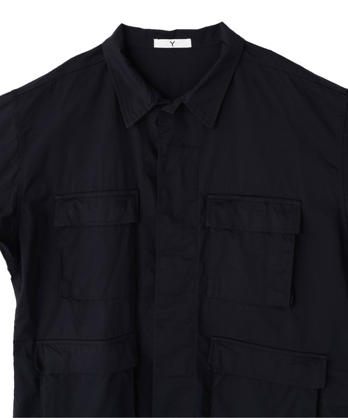 Y(ワイ)の「Y / ORGANIC COTTON HIGH DENSITY SATIN BLOUSON(ブルゾン・メンズ・ネイビー/ホワイト・LARGE/MEDIUM/SMALL)」の19枚目の写真