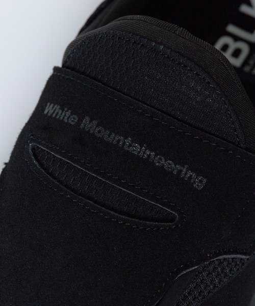 WHITE MOUNTAINEERING(ホワイトマウンテニアリング)の「White Mountaineering/ホワイトマウンテニアリング × MOITHROUGH 360/ モイスルーサンロクマル LOAFER SNEAKER ローファースニーカー フォーマル スエード メンズ レディース 雨の日 2026年秋冬(ローファー・メンズ・ブラック・26/27/28)」の7枚目の写真